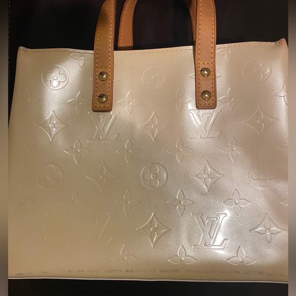 ✨ Louis Vuitton ✨ ~ Authentic ~ Vernis Reade PM Perle Top Handle/Mini Tote - Picture 15 of 16